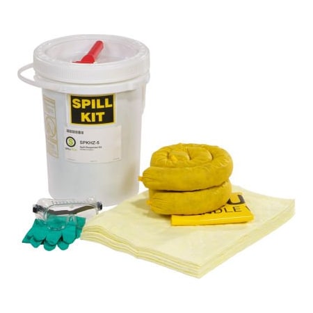 Spilltech SpillTech SPKHZ-5 HazMat 5-Gallon Spill Kit SPKHZ-5